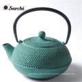 Conjunto de bule e teacup de ferro fundido chinês com filtro e Trivet